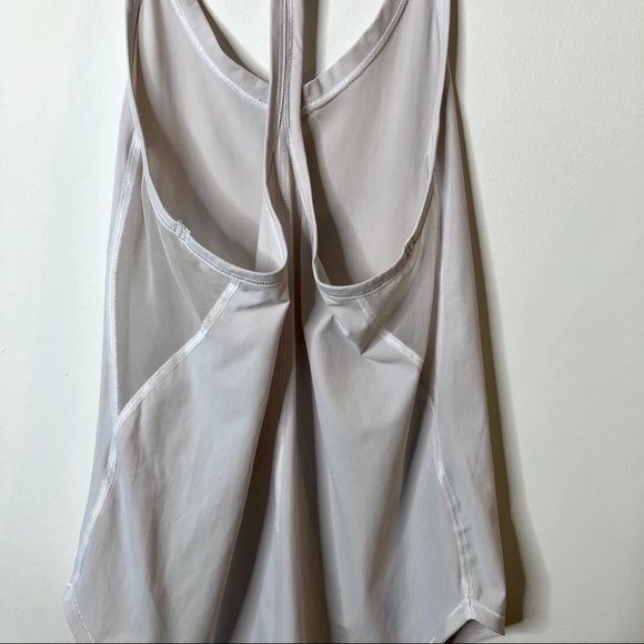 Lululemon racerback tank top with mesh trim - Picture 3 of 7
